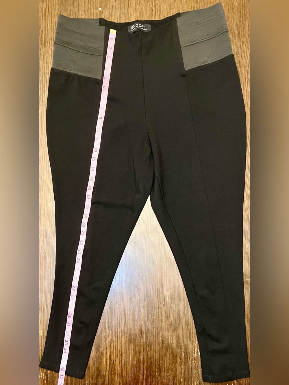 Eloquii Miracle Flawless Legging Black Ponte High Rise Stretch Plus Size 18 - Picture 3 of 7